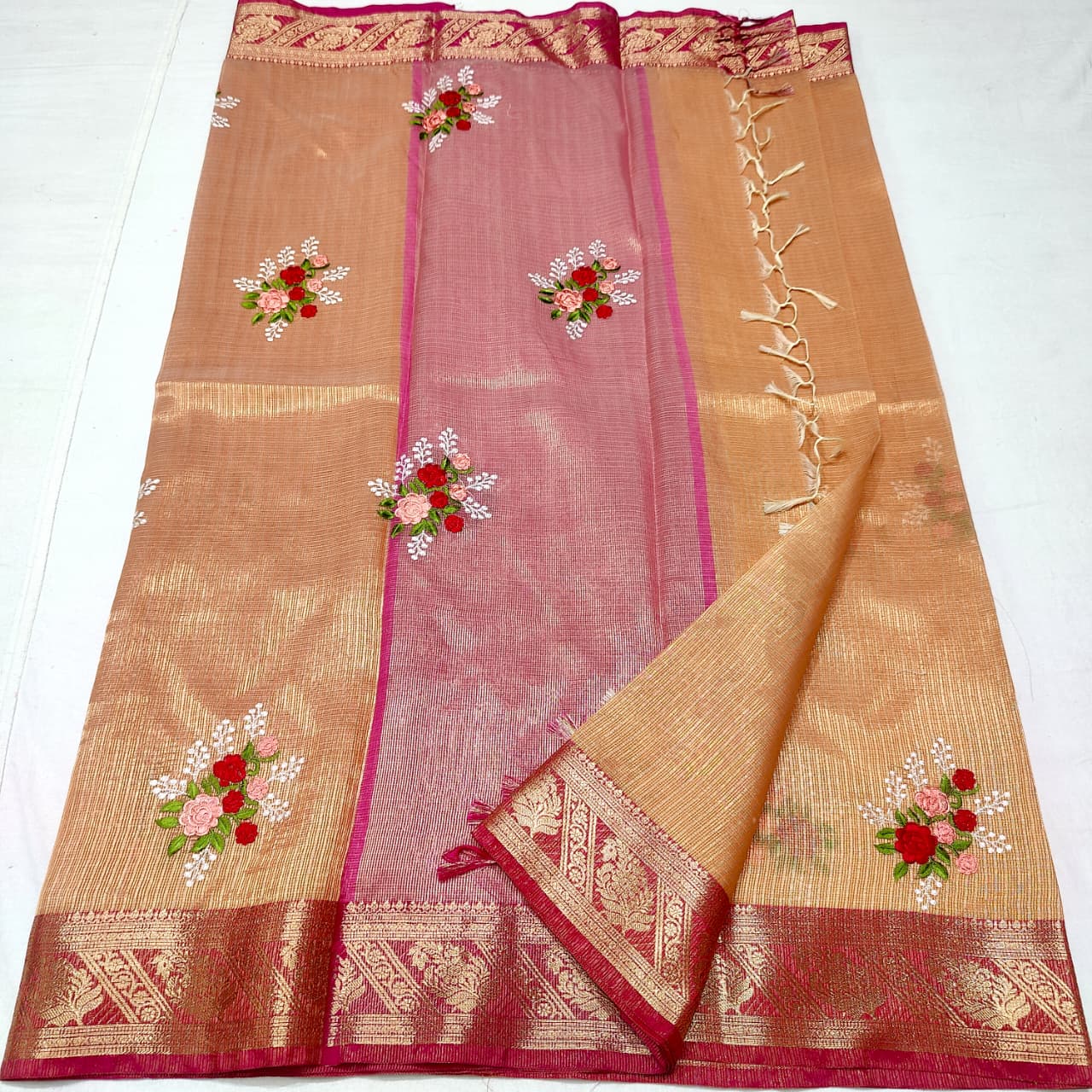 Tissue Kota Saree - Premiun and Soft