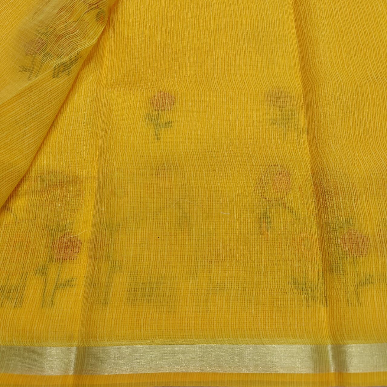 Elegant Embroidered Kota Saree - Lightweight Summer Collection