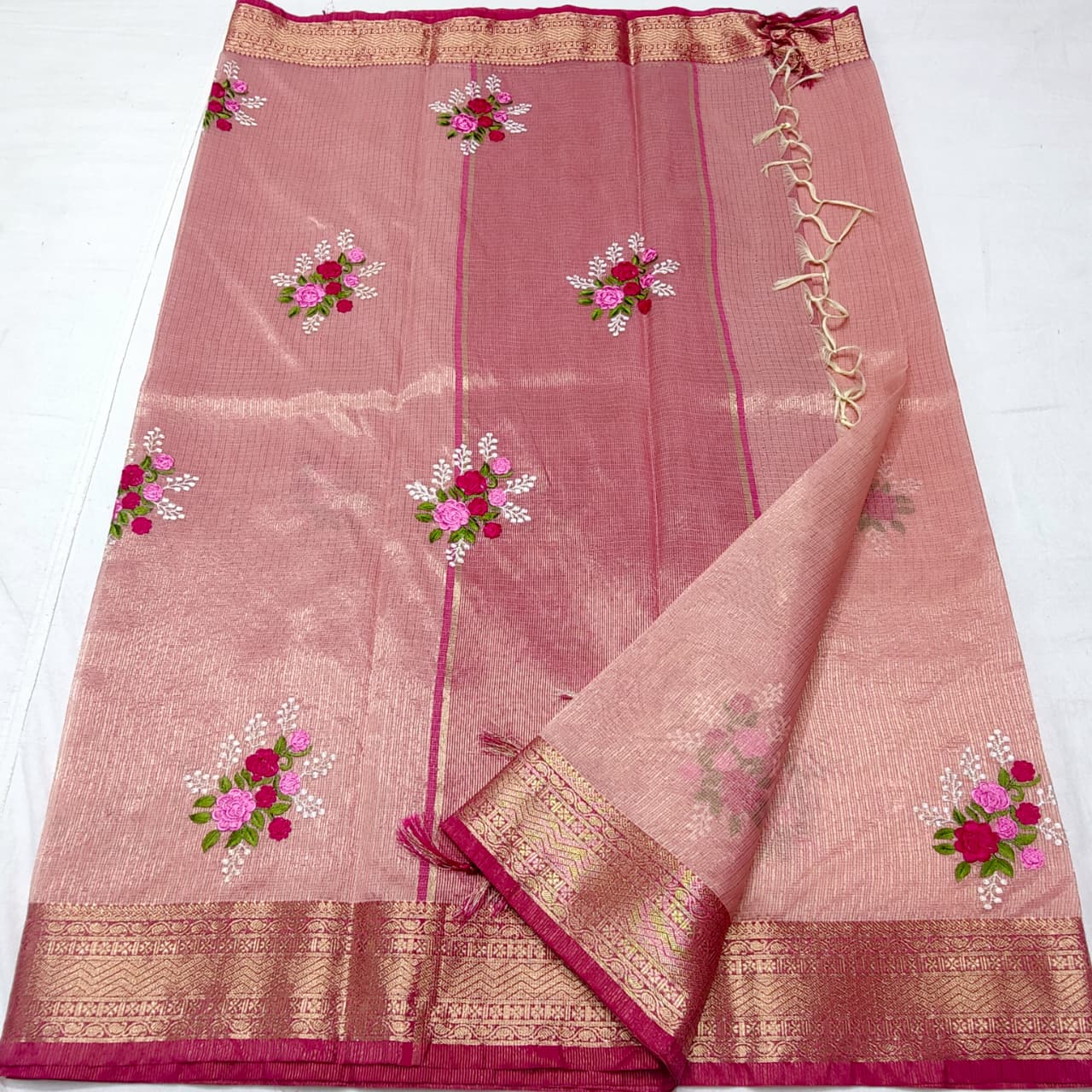 Tissue Kota Saree - Premiun and Soft