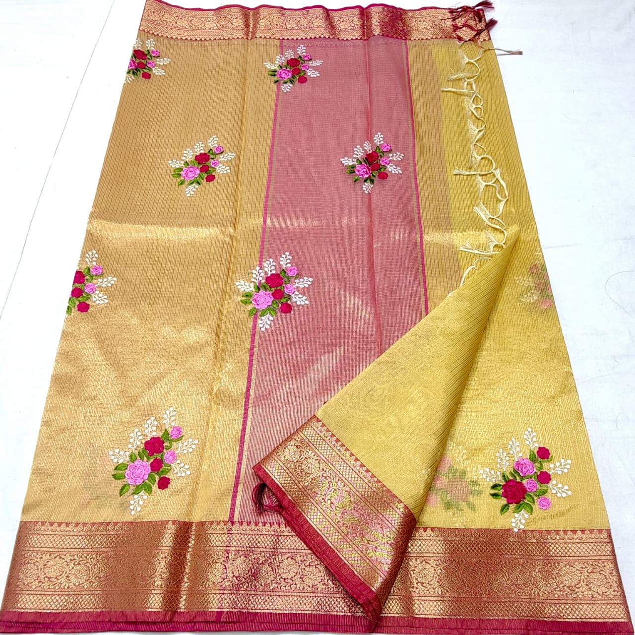 Tissue Kota Saree - Premiun and Soft