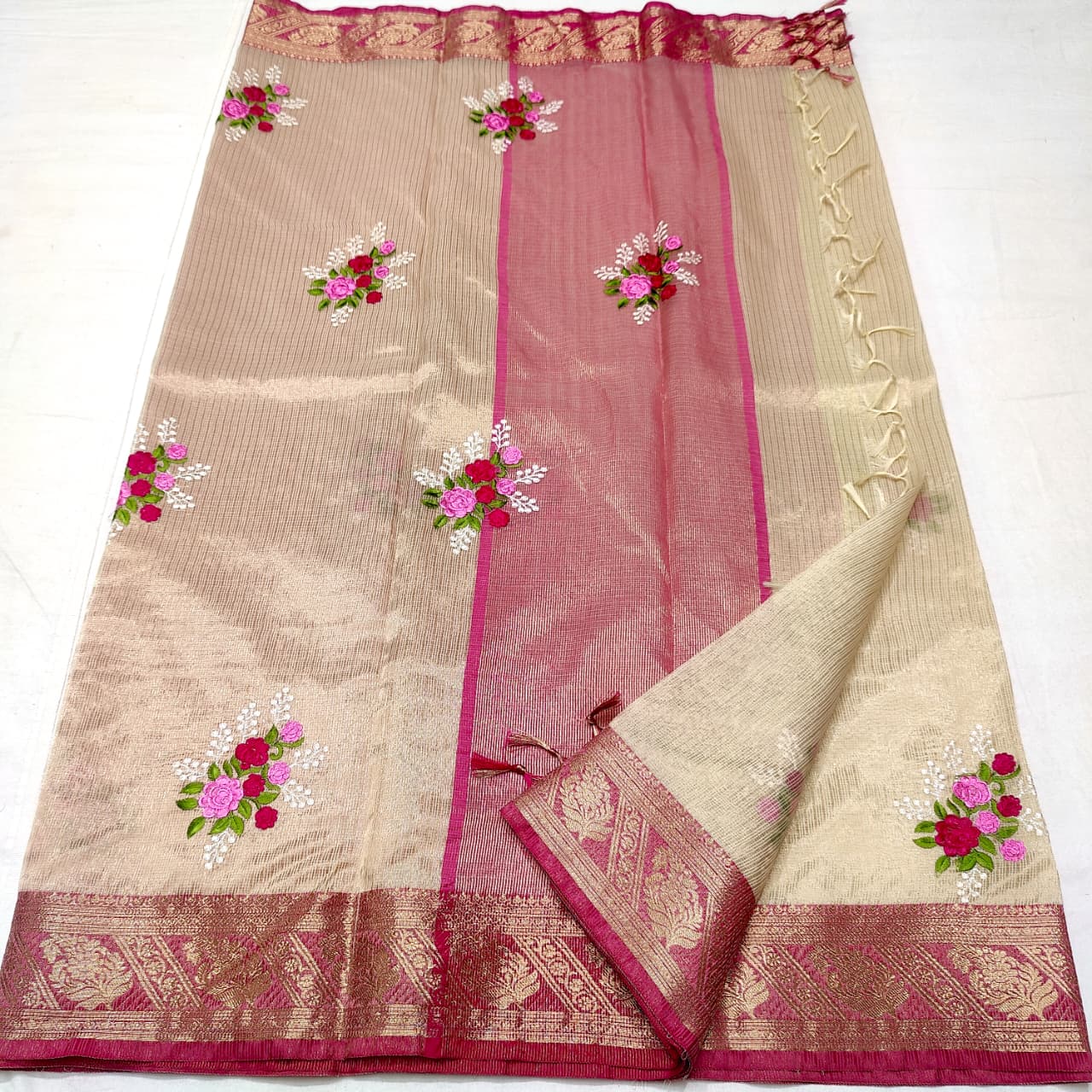 Tissue Kota Saree - Premiun and Soft